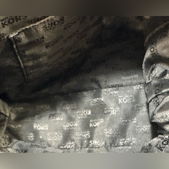 MICHAEL Michael Kors "TRISTAN" Convertible Satchel Bag Black Leather EUC - Picture 6 of 6